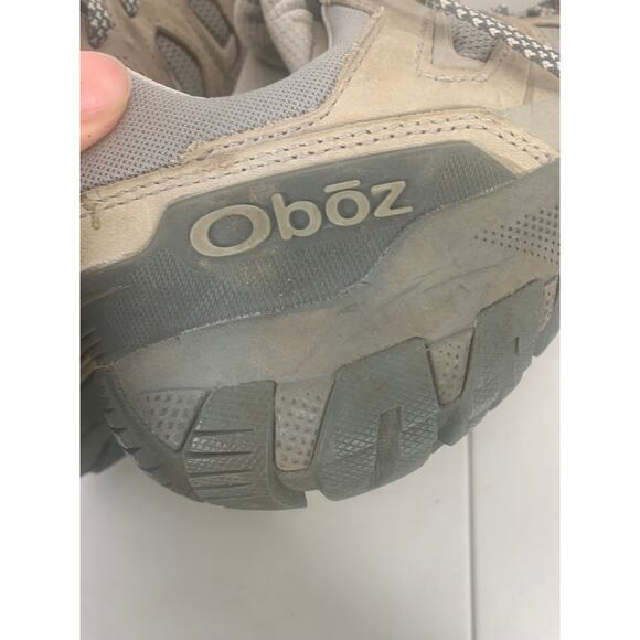 Oboz Boots Women's Sawtooth II Low Waterproof Hiking Booties Beige Size 8.5 - Picture 6 of 8